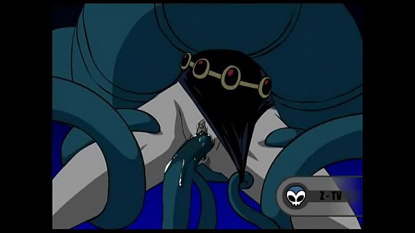 Тентакли (щупальца) монстра насилуют девушку